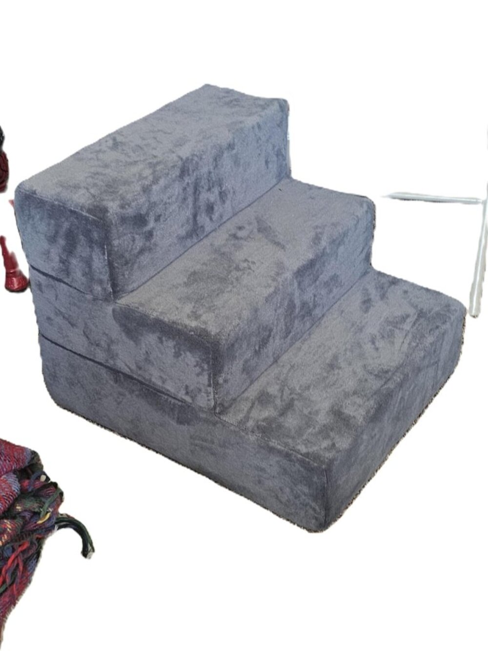 Zinus Easy Pet Stairs / Pet Ramp / Pet Ladder, Small, Charcoal - Never Used